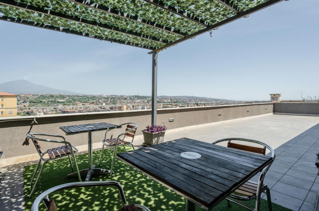 Etna View Superior Flat With Terrace And Jacuzzi Daire Katanya Dış mekan fotoğraf